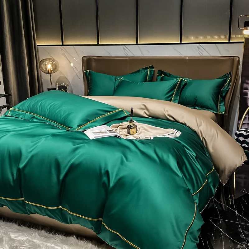 White Egyptian Cotton Bedding Sets Embroidery Duvet Cover Flat/Fitted Sheet Bed Linen Hotel Style Home Textiles Queen KingXJ250220