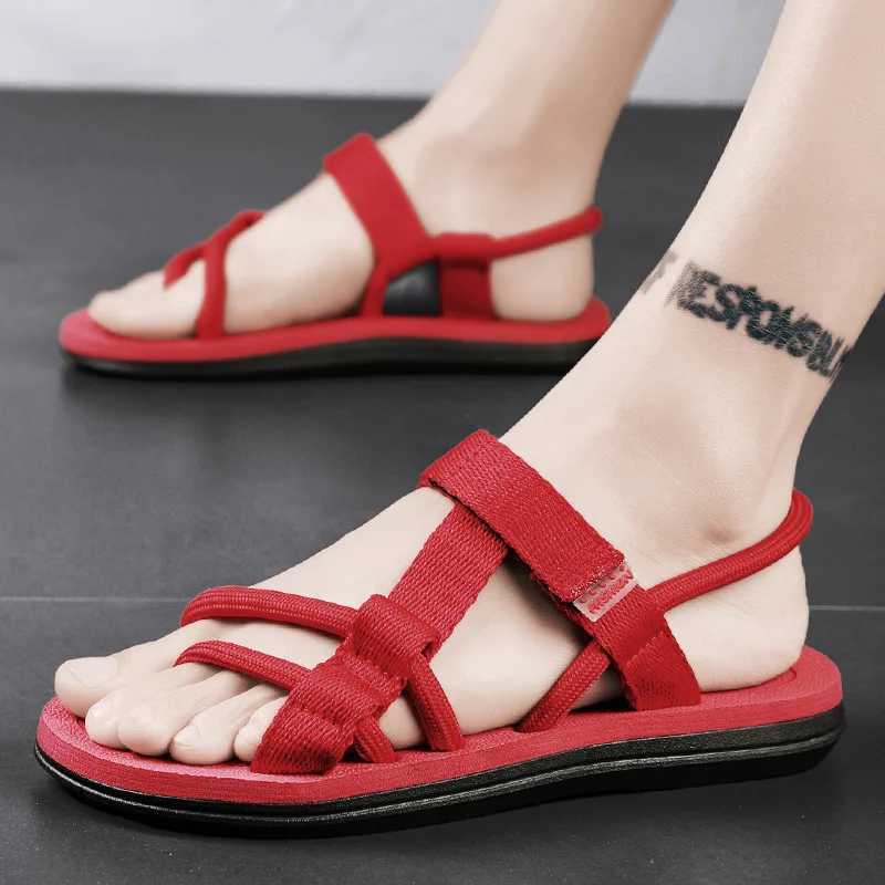 New Arrival Men Black Sandals Summer Couple Shoes BEST Sellers Products Manual Shoes for Men T250220