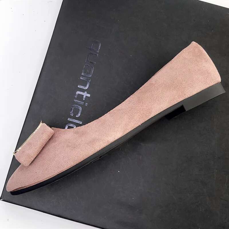 Woman Belt Buckle Flats Shallow Mouth Mocasines For Narrow Feet 32-48 22Cm Brown Pink Red Ck Shoes No Heels Soft Sole Ballet
