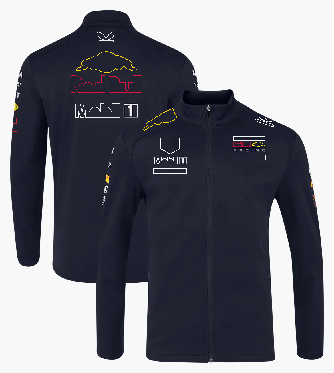 2025 F1 Racing Team Formula 1 Driver Hoodie New Season Classic Men Sweatshirt Fans 1/4 Zip Midlayer Jacket Plus Size free shipping