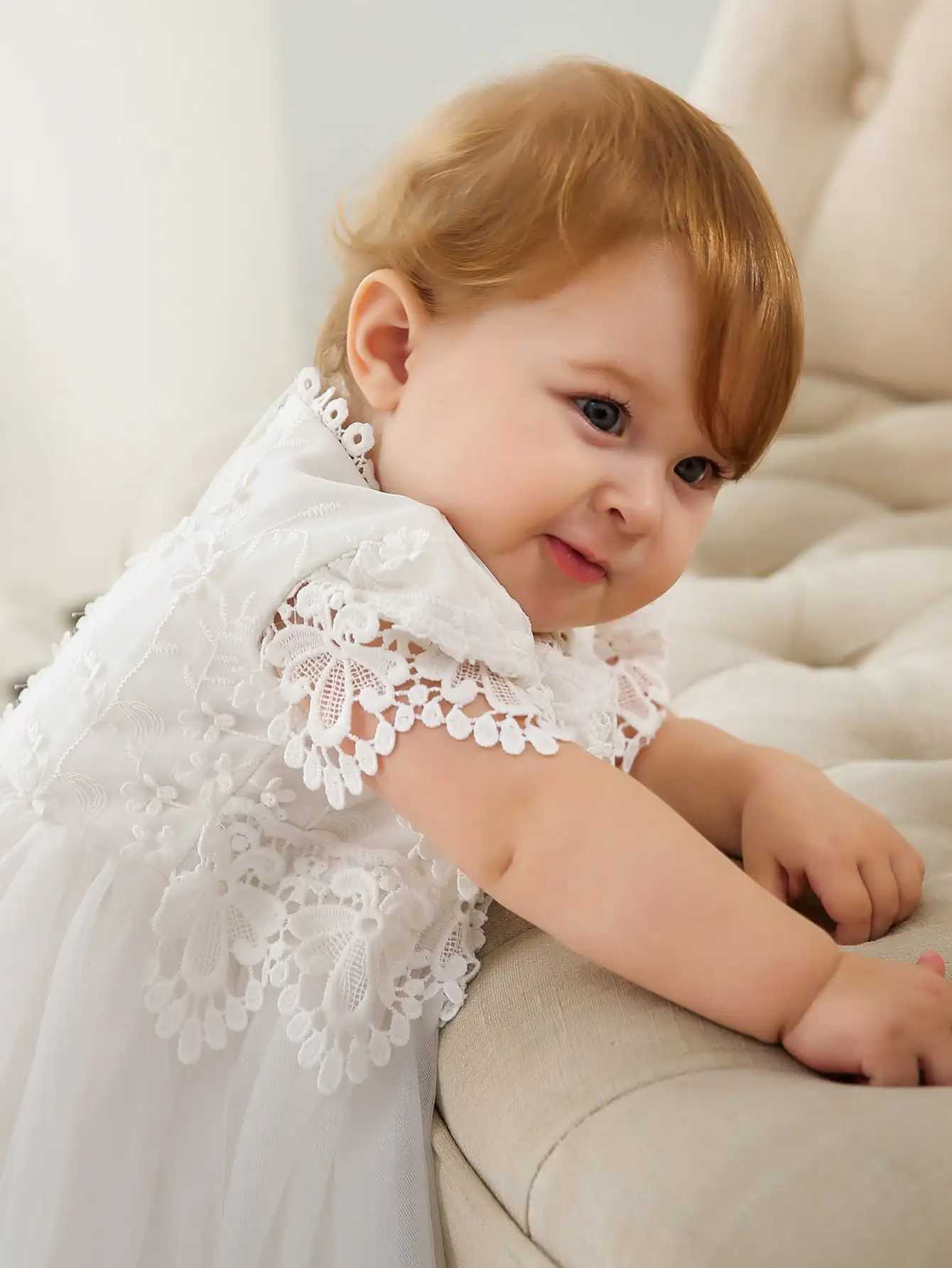 Christening Gowns Baby Christening Dress Birthday Outfit for Baby Girls 3 Months Baby Dress X250220