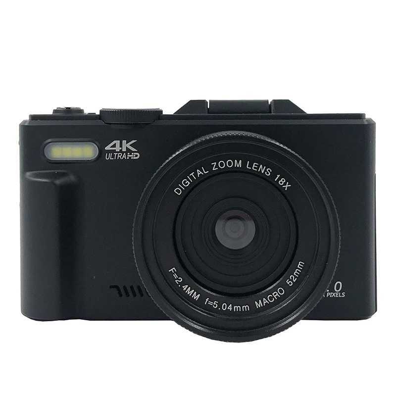 3 Flip Screen 64MP Digital Camera for Photography 4K Video Vlogging Camcorder YouTube Webcam Cameras 18X Digital Zoom Camera Z250220