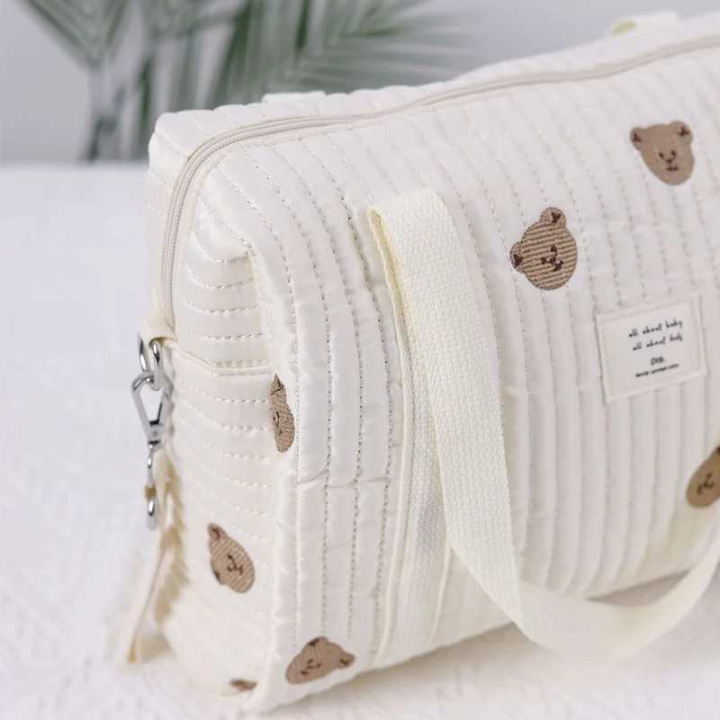 PANGDUBE 36*12*24cm Baby Diaper Bag Mommy Shoulder Bag Embroidery Quilted Mom Bag for Stroller Handbags for Baby Stuff X250220