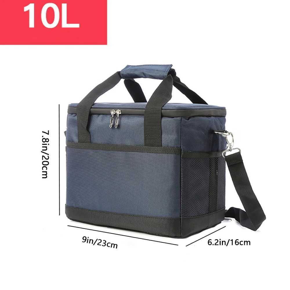Dog Travel Bowls Bags Outdoor Camping Picnic Aluminum Foil Insulated Box Handheld Cooler Fresh Box Crossbody Bento Lunch Bag Home Large Capacity H2502
