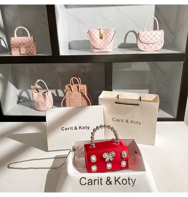 Luxury satin square bag womens handbag crystal sparkling diamond evening bag wedding party clutch wallet shoulder cross body bag Z250220