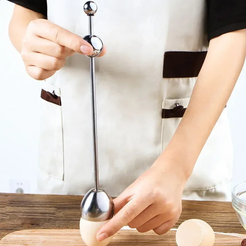 Egg shell Boiled Cooked Topper Egg Cracker Snipper Stainless Kitchen Tool Steel Cutter Opener Scissor Clipper egg cooker 250218
