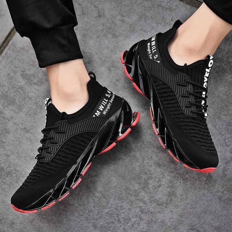 New lightweight mens running shoes comfortable and breathable mesh sports shoes Fi mens casual shoes breathable mesh shoesXJ250324
