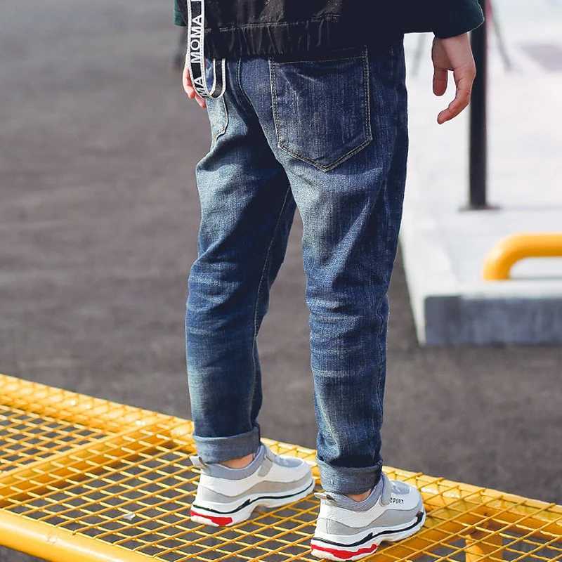 IENENS Kids Boys Clothes Skinny Jeans Classic Pants Children Infant Denim Clothing Bottoms Baby Trousers 4 5 6 7 8 9 10 11 Years Z250220