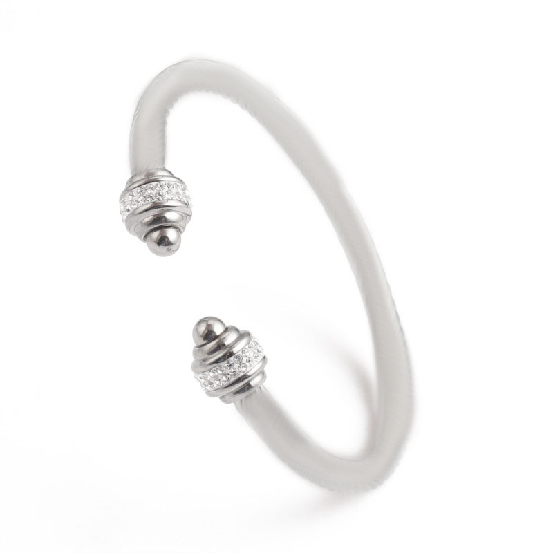 Open charm bracelet cuff designer bracelets man cable pure color high quality diamond pupular designer bangle high end jewlery designer for women sh0167