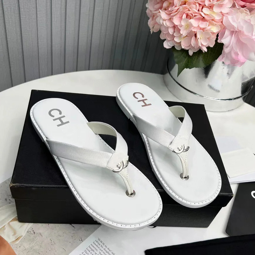 Designer slides Women Flat Sandals Mule Shoe dermis Shoes Woman Ladies Summer Customized high-end Flip Flops Slippers Miller