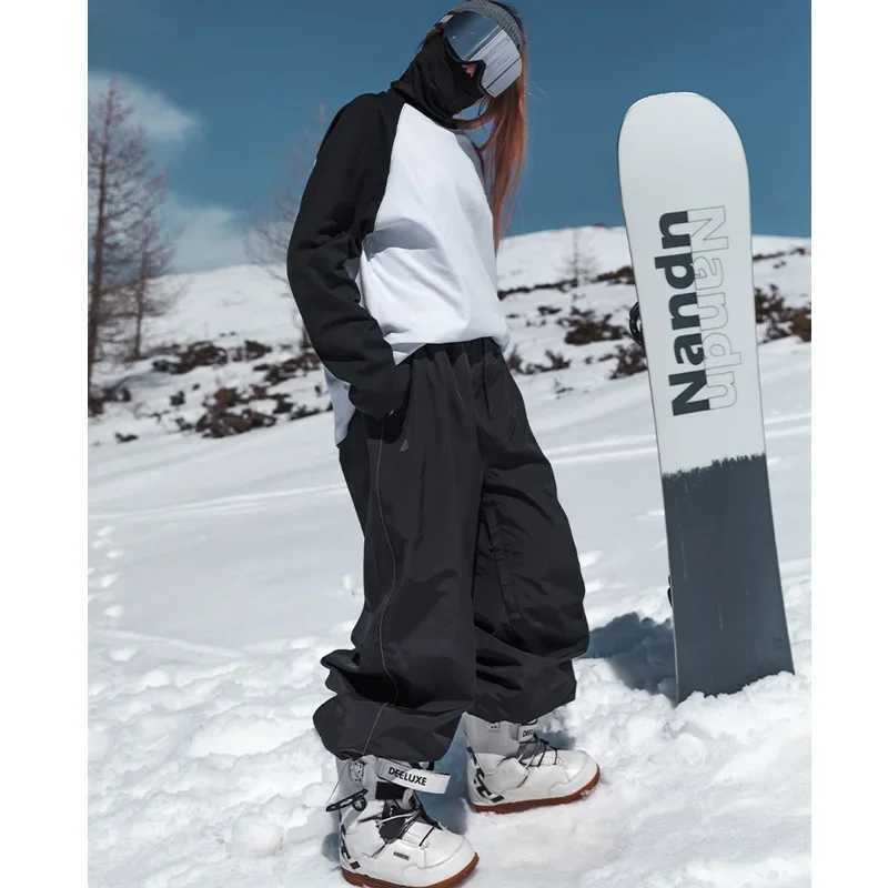 Harbin Northern Potato Ski Pants Mens Womens Style Single Board Windproof Waterproof Loose Fit Wear Resistant Board PantsT250220