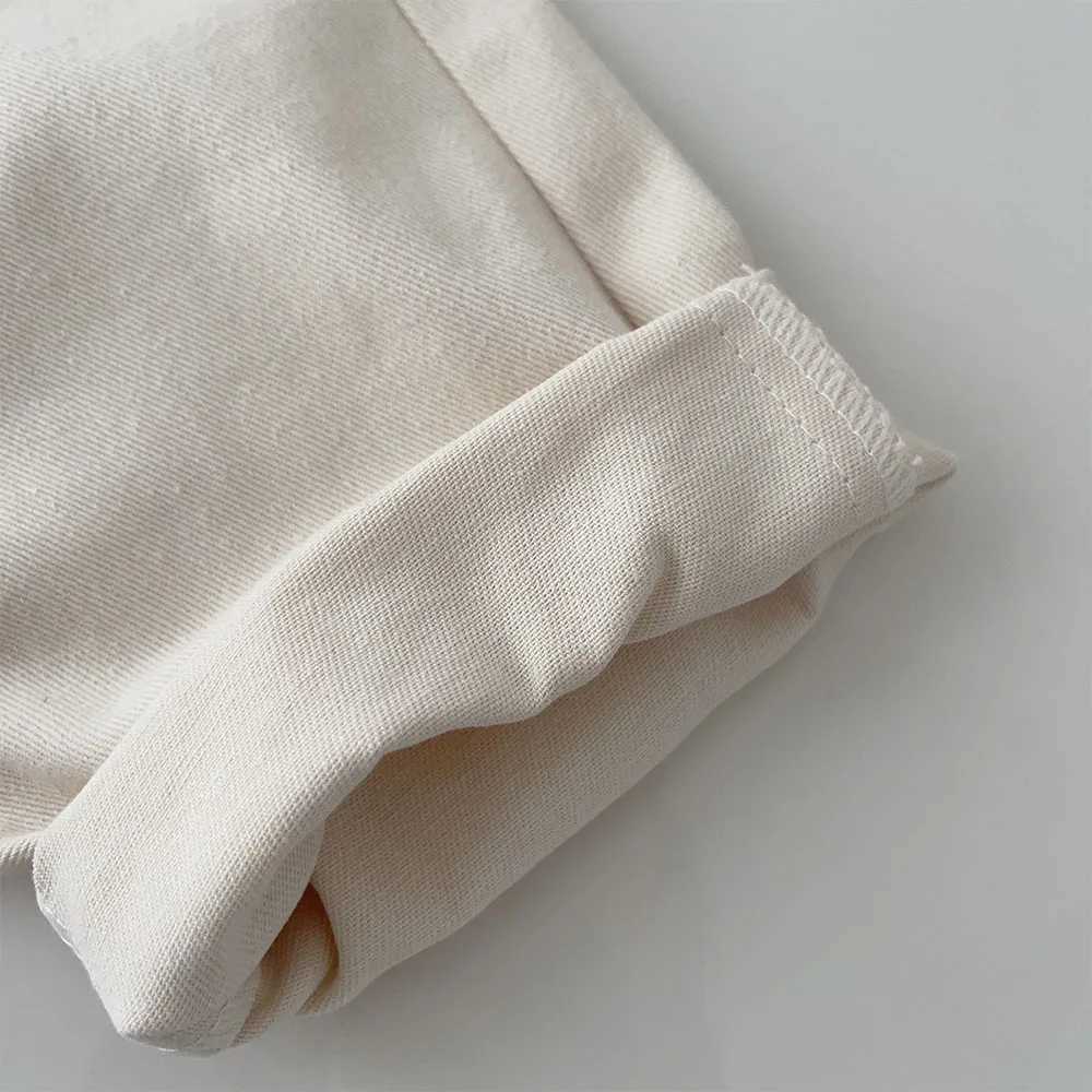 Toddler Boy School Pants Solid Color Spring Autumn Children Clothing Vintage Kids Jeans New Arrival Z250220