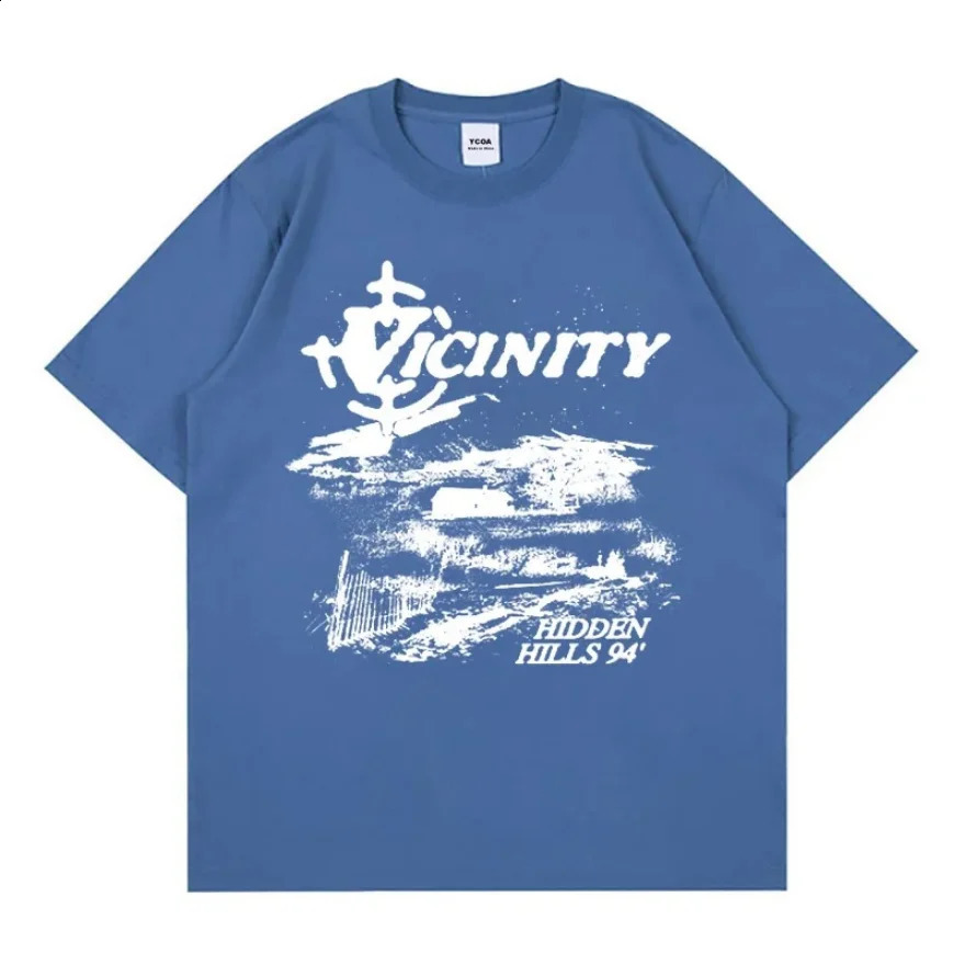 Streetwear Mens TShirts Oversized Cotton Korean Fashion Vintage Graphic Y2k Tops Short Sleeve Tees Harajuku Aesthetic Clothing 250214