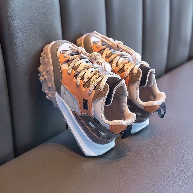 Athletic Outdoor Childrens sports new boys casual baby soft soled fashionable girls old shoes Zapatos Nino Zapatilas Deporte 26-37 Y250215J02W XJ26030