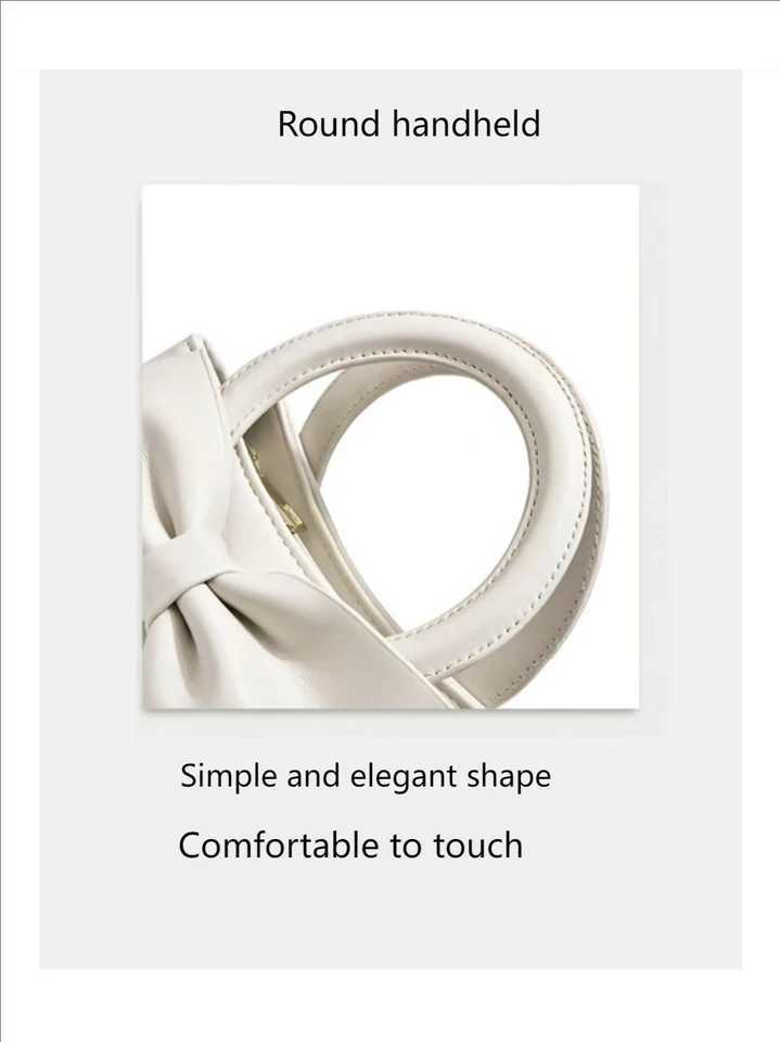 2024 New Handbag Small Top Handbag Fashion Bow Handbag Cross Body Bag Womens Sweet Bag Mini Shoulder Bag Z250220