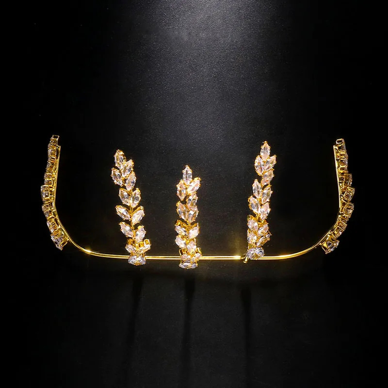 Stonefans Fashion Leaf Hand Palm Cubic Zirconia Jewelry for Women Handmade Cuff Open Bracelet Bridal Bangle Hand Piece Accessory 250220