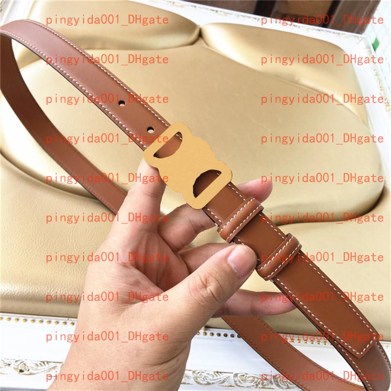 2025 New Women Slim Waistband Fashion Designer Casual Belt Width 1.8cm/2.5cm Classic Smooth Buckle With Dress Coat Suit Belt Beautiful Gift