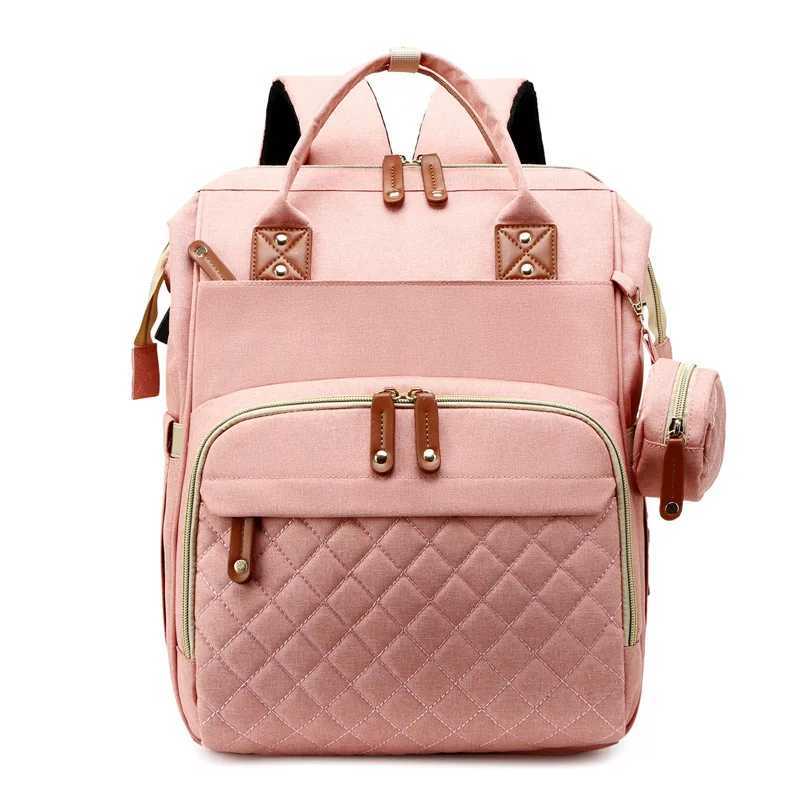 Folding mother bag lightweight folding baby crib large capacity baby backpack mothers outdoor bag portable baby stroller bag X250220