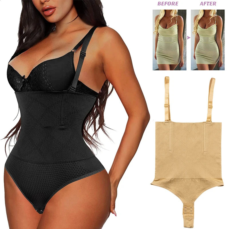 Bodysuit Shapewear Women Full Body Shaper Tummy Control Slimming Underwear Sheath Butt Lifter Push Up Abdomen Shapers Corset 250220