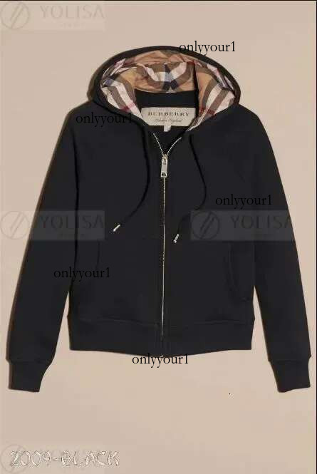 Burgundy Hoodie Men's Bueberry Hoodies Puffer British Style Shirt Blueberry Hooded Hoody Women's Polo Hoodie Zipper Jacket Casual Sweatshirts Tracksuit 23e