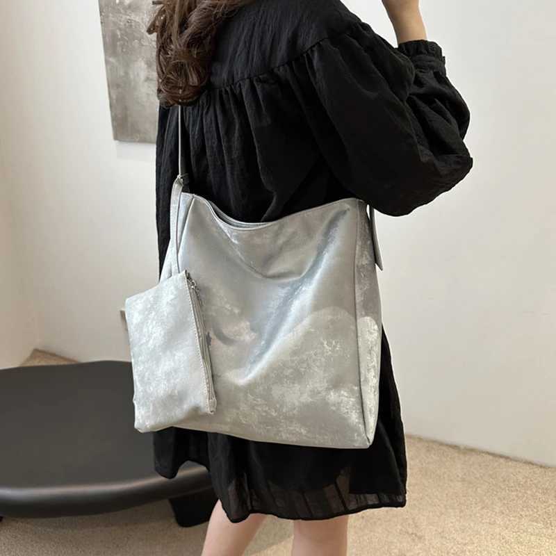2024 New Fashion Two Piece Set Women's Handbag with Wallet Quality PU Leather Shoulder Bag Women's Crossbody Bag Casual Tote Bag