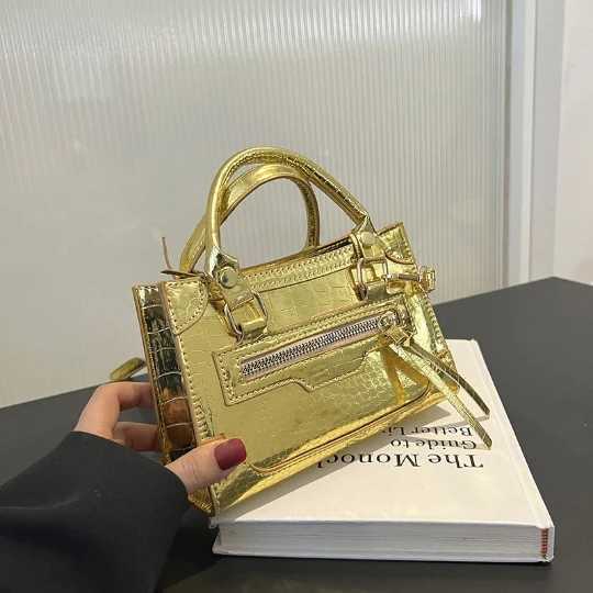 Silver Woman Bag Shoulder Fashion Trend PU PVC Girl Lady Bags Handbag Cosmetic Case Purses Tote Womens Hand Bag for Women Z250220