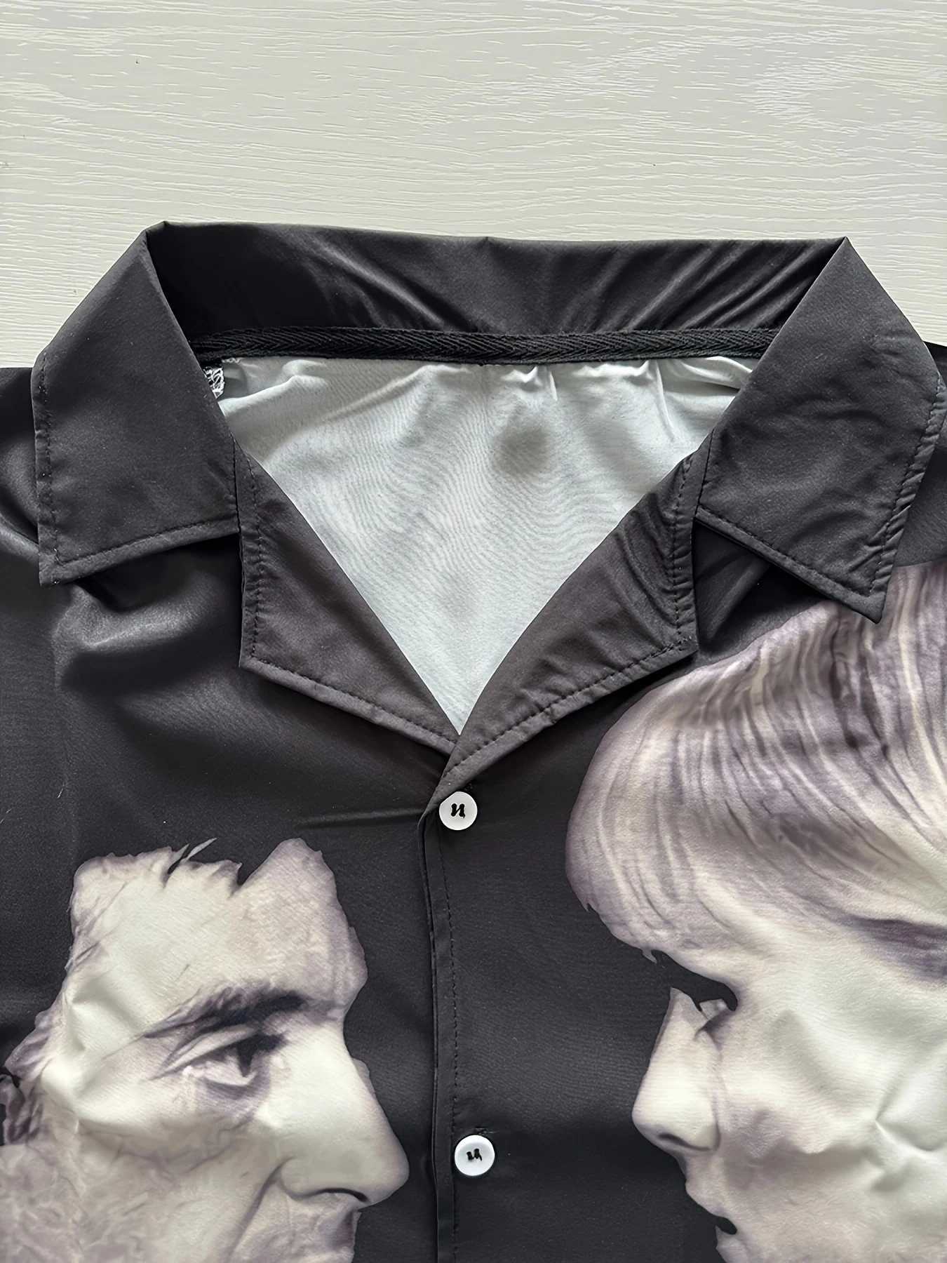 You and I have selected the summer hot selling loose plus size printed mens shirt W250220