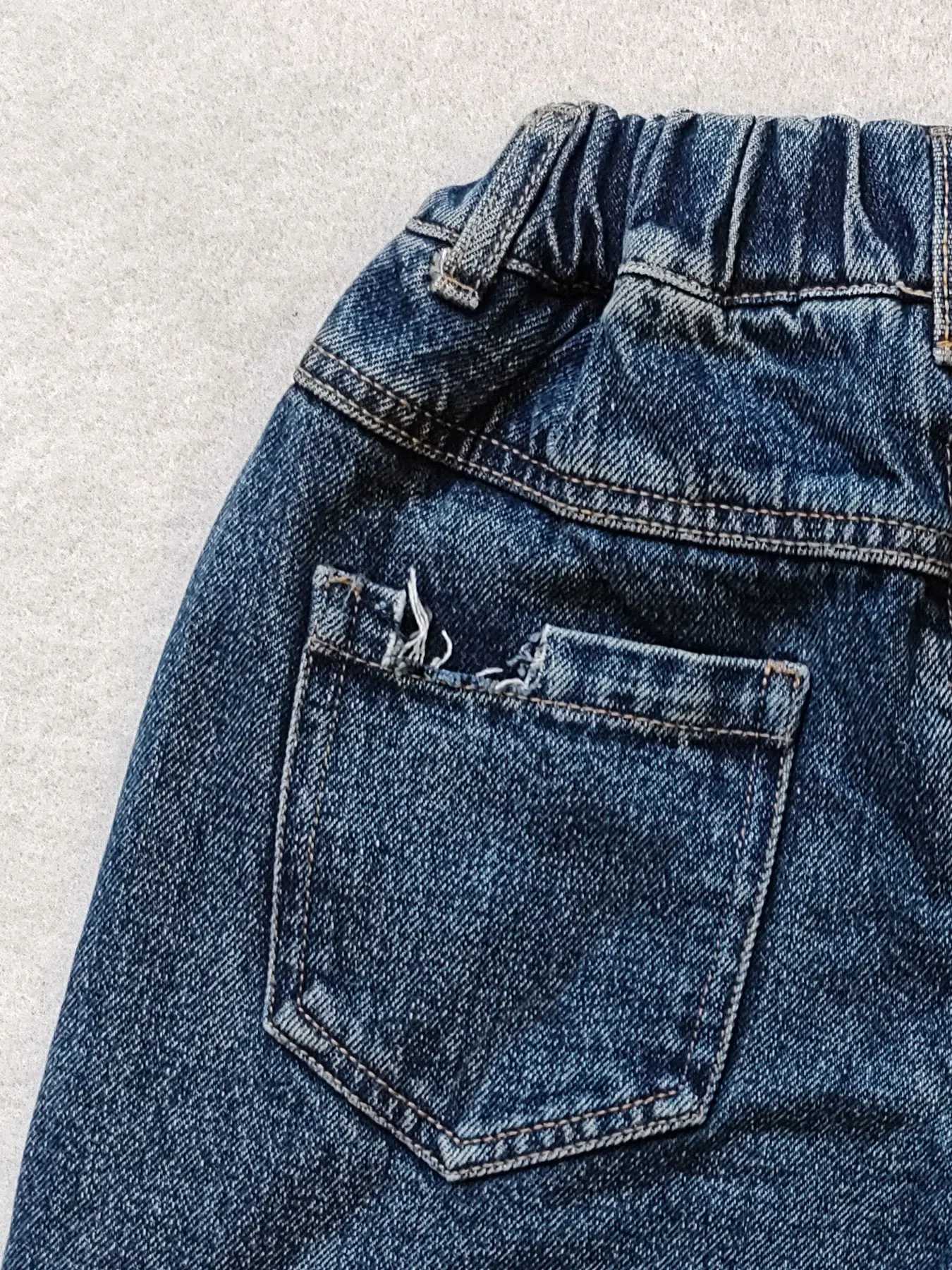 5029 loose for strong boy Kids Boys Jeans Trousers Elastic Waist kids jeans childrens Z250220