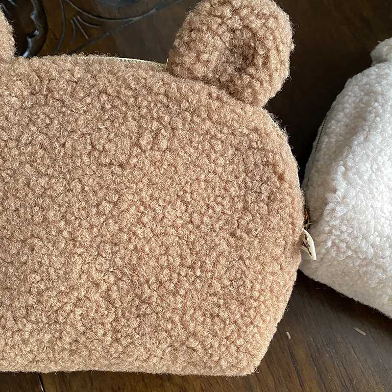 Cute Plush Mommy Bag Clutch Purse Handbags Portable Shell Storage Bag Womens Cosmetic Bag Travel Storage Bags X250220