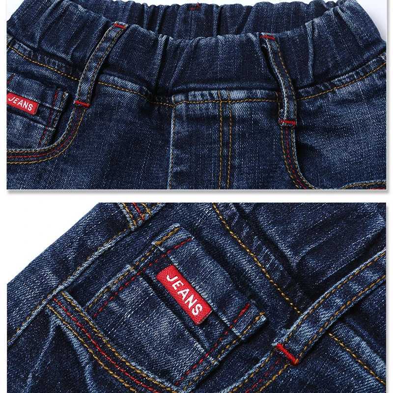 IENENS Kids Boys Casual Jeans Children Clothes Cowboy Long Pants Solid Color Denim Clothing Trousers Baby Boy Stertch Jeans Z250220