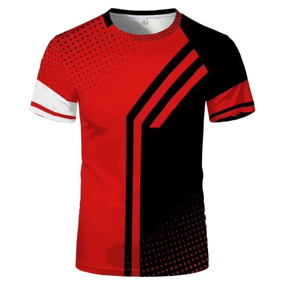 New hot selling 3D sports print T-shirt Mens summer fashion breathable explosive short sleeve T-shirt Trendy handsome T-shirt W250220