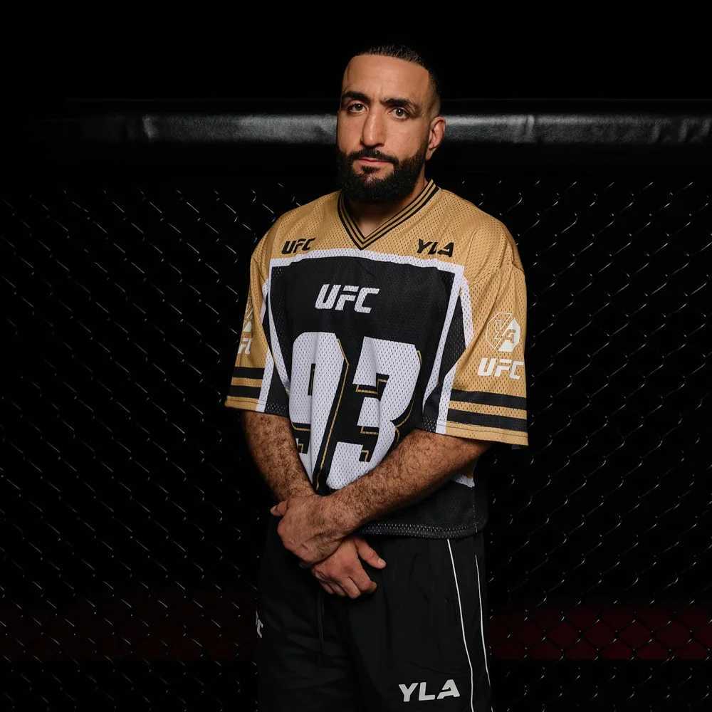 2025YLA summer new mens oversized T-shirt co-branded with the same sports fitness quick-drying breathable short sleeves. W250220