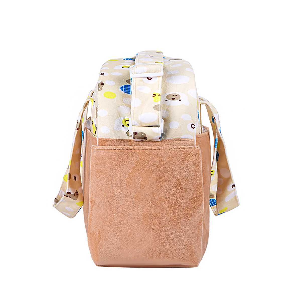 Fashion cartoon pattern single shoulder large mommy bag Multi functional portable diaper bag for travel Portable diagonal cross X250220