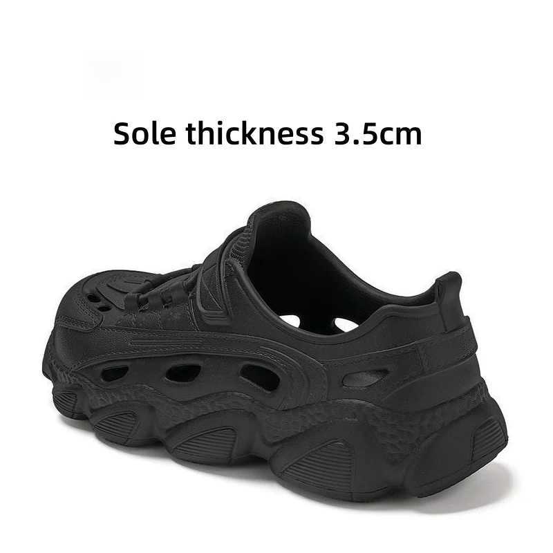New Arrival Mens Trendy Eva Sandals Summer Man Outdoor Wear Thick Bottom Non-slip Breathable Cool Shoes Beach Shoes Men Fishing Waterproof T250220