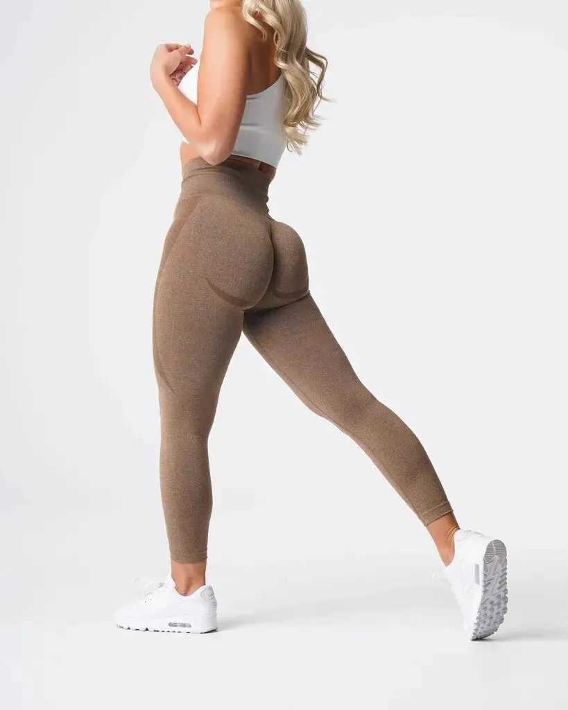 New Arrival Contour Seamless Leggings Womens Butt Lift Curves Workout Tights Yoga Pants Gym Outfits Fitness Clothing Sports Wear Pink Z250220
