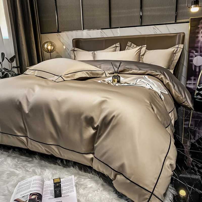 White Egyptian Cotton Bedding Sets Embroidery Duvet Cover Flat/Fitted Sheet Bed Linen Hotel Style Home Textiles Queen KingXJ250220