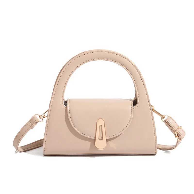 Ladies Flap Top-Handle Bags Versatile Commuter Crossbody Bag Fashion Retro Mini Bags Women Lock Shoulder Bag Pu Leather Handbags Z250220