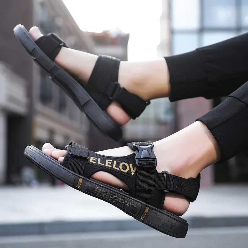 New Arrival Men Sandals Soft Comfortable Non-Slip Men Shoes High Quality Woven Beach Sandals Mens Gladiator Sandals Summer Casual Flat Shoes T250220