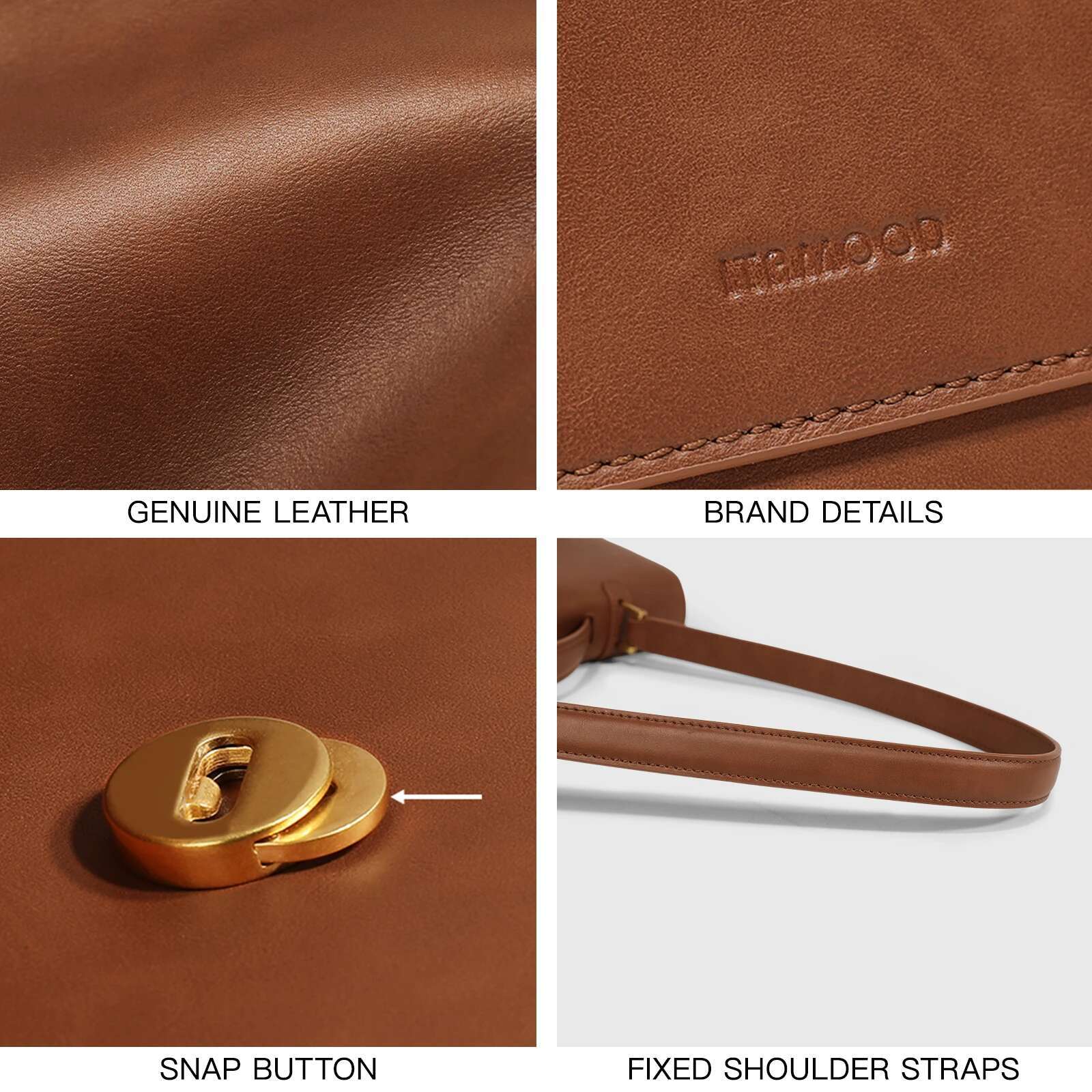 ITAMOOD Vintage Briefcase, Commuter Large Capacity Handbag, Original Leather Crossbody Bag