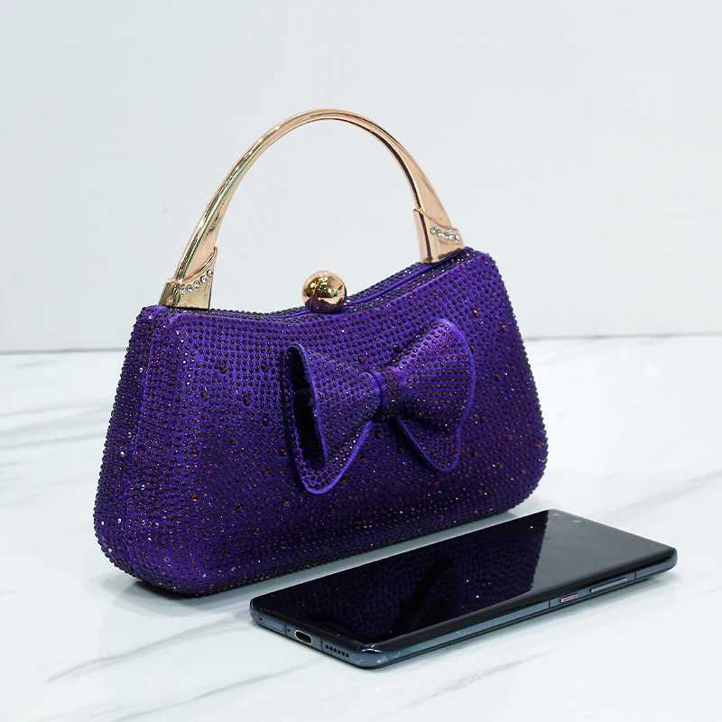 Italian Design Heart Shape Small Bag African Ladies Clutch Fashion Long Chain Shoulder Bag Z250220