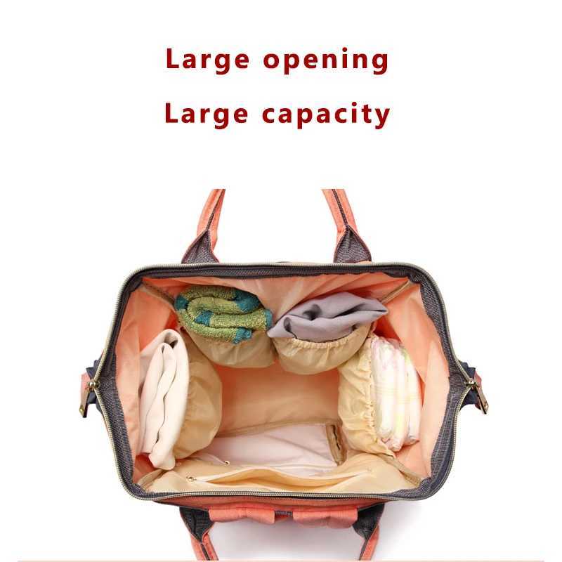 Lequeen Mommy Diaper Bags Mother Large Capacity Travel Nap Backpack Baby Care Bag Outdoor Baby Cart Bag X250220