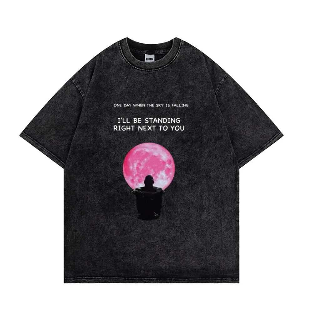 Men's T-Shirts Chris Brown Vintage T-shirt 100% Cotton T-shirts Unisex Y2k T Shirt Under The Influence Tour 2024 Breezy Tshirt Rapper Tees 2024 z