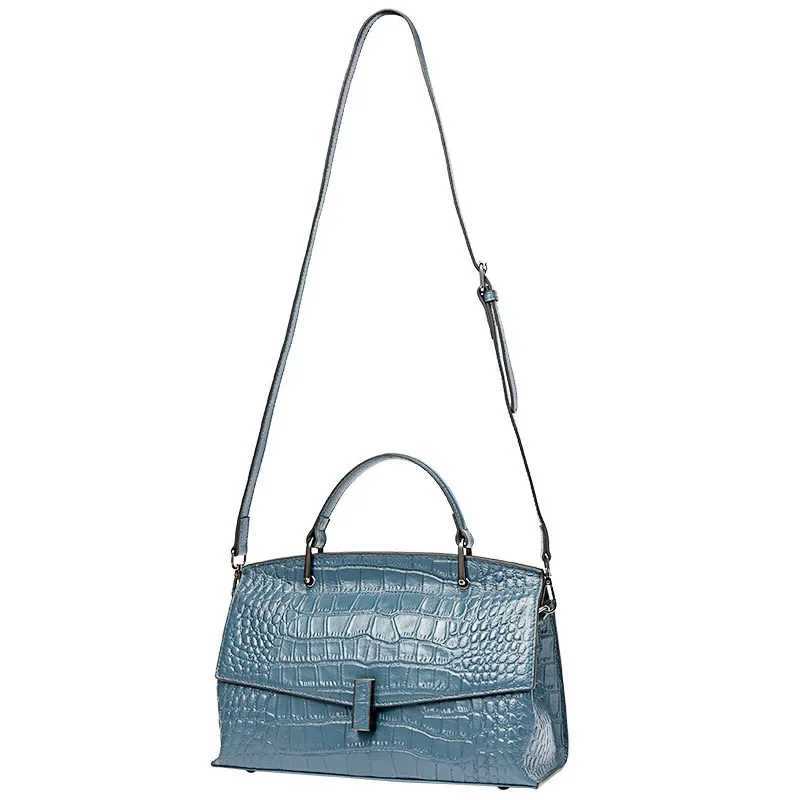 New Fashion Alligator Women Handbags Genuine Leather Ladies Shoulder Bags Female Brand Luxury Real Natural Leather Crossbody Bag Z250220