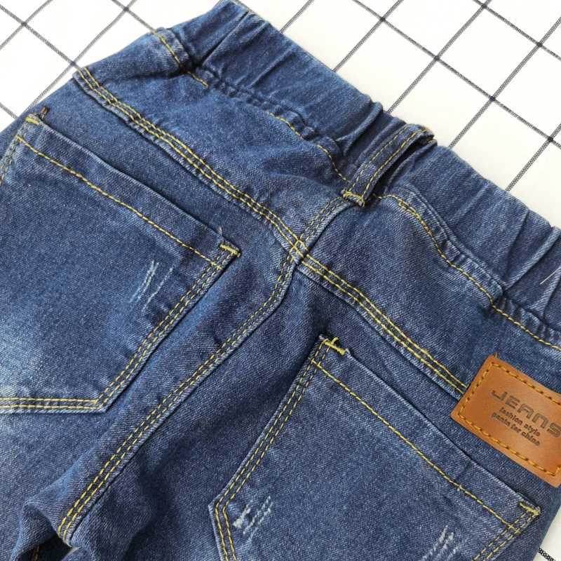 IENENS 4-11Y Boys Ultra Thin Straight Jeans Summer Classic Jeans Bottom Childrens Denim Pants Childrens Baby Boys Casual Trousers Z250220