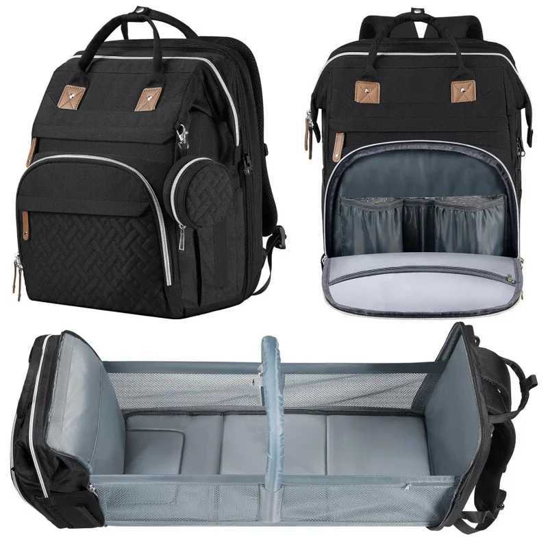 Large Capacity Diaper Bag for Moms Dads Multifunctional Baby Backpack with Changing Station Insulated Pockets X250220