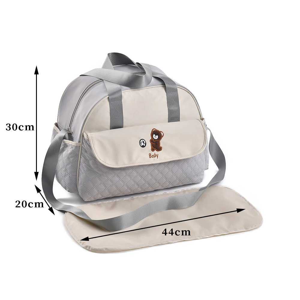 New Fashion Cartoon One Shoulder Mommy Bag Multi functional Large Capacity Diagonal Straddle Mommy Bag Handheld Urinary Bag X250220