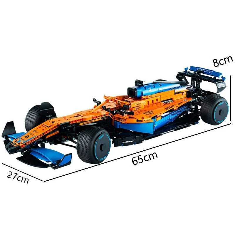 Free shipping New Tech Compatible 42141 Mclaren Forla 1 Race Car Model Building Block City Vehicle B Kids Toys For kids Birthday Gifts