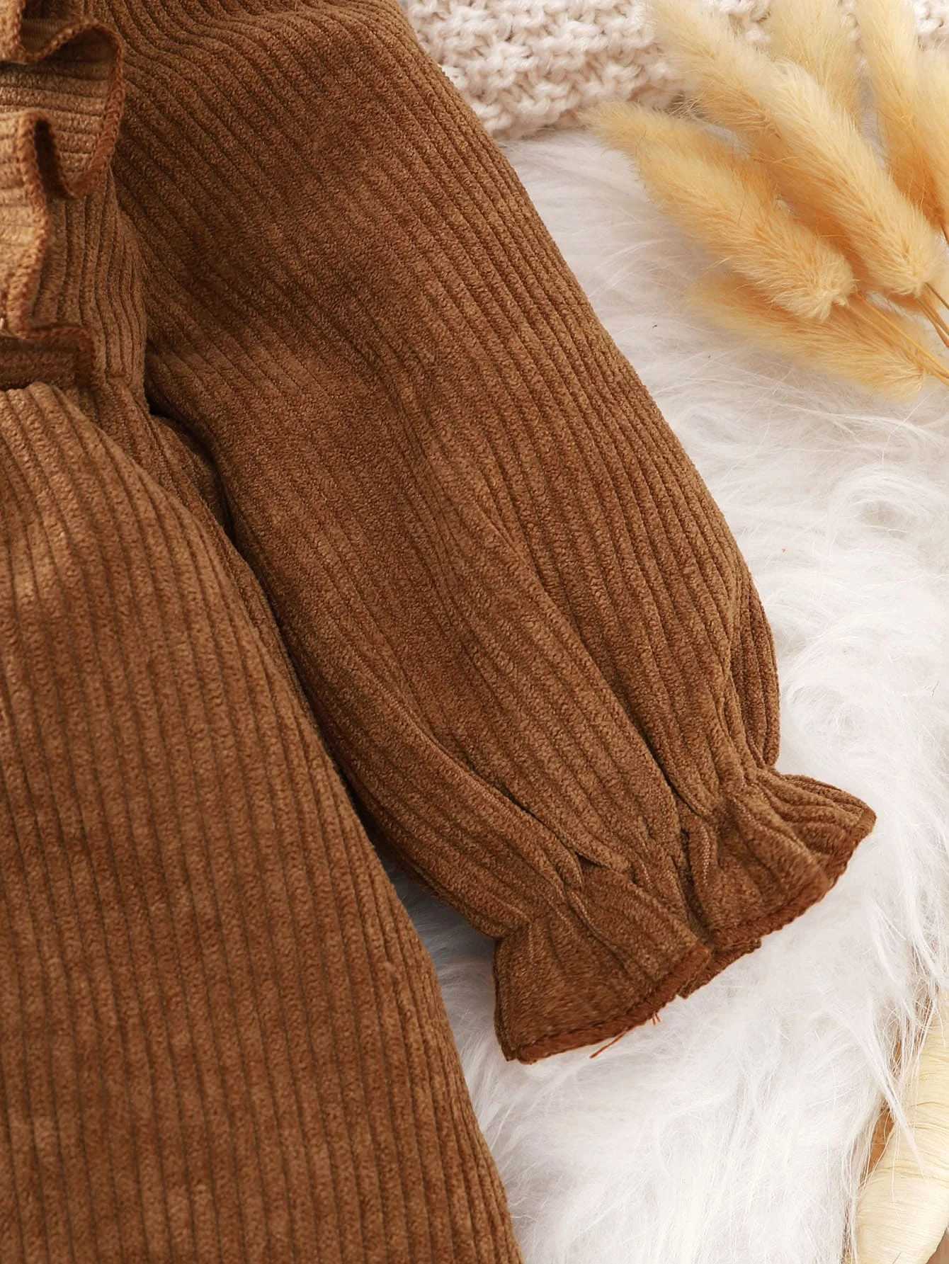 Baby autumn and winter fashion retro elegant exquisite comfortable dress. X250220