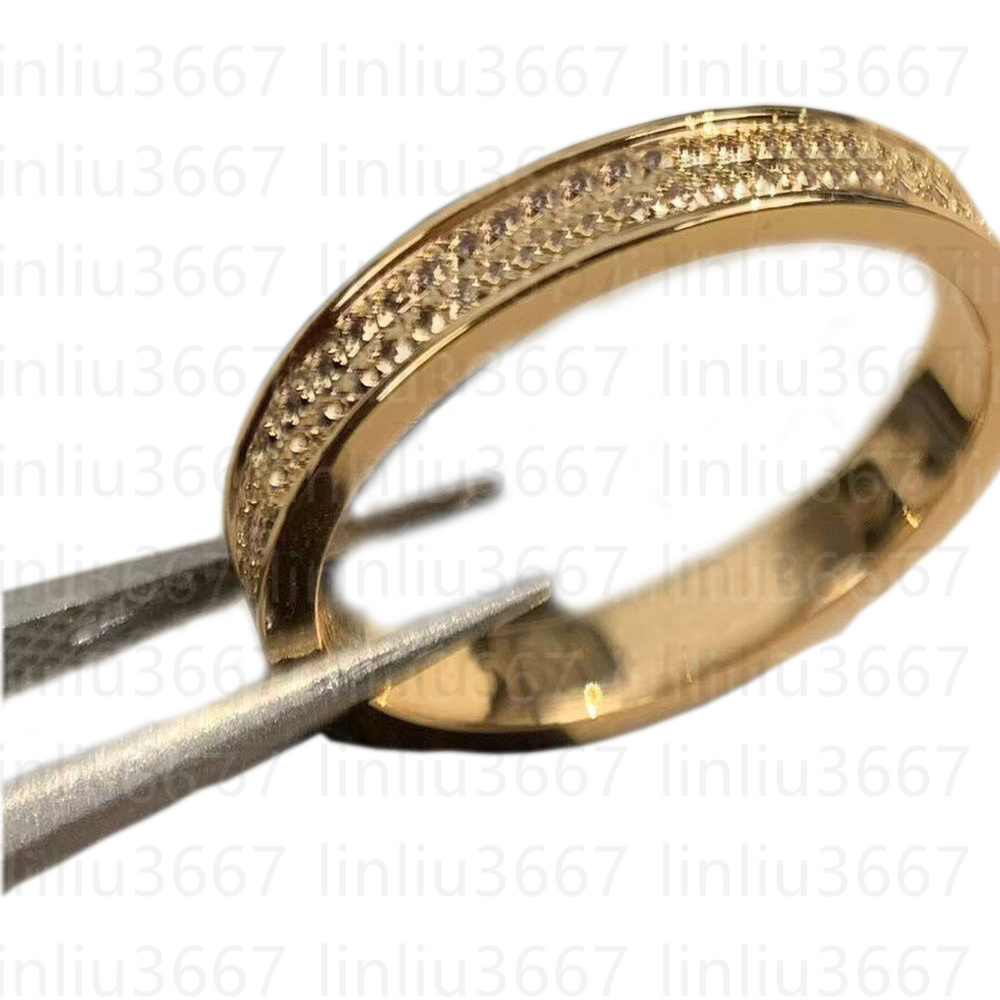 Top quality Classic Women's 18K Gold-Plated Full diamonds or 8 diamonds ring Ring Great for Gifting with Jewelry Case
