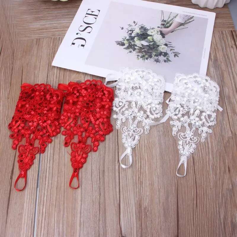 Ddmyshoesvip Princess Gloves Girls Dress Glove Lace Performance Photography Costume Wedding Accessories For Kids Birthday Gift